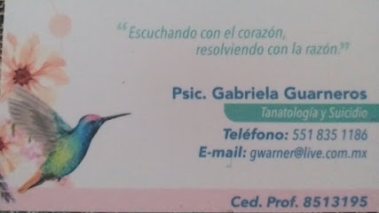 Psicología y Tanatología Gabriela Guarneros