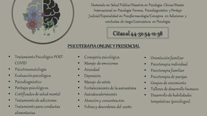 Consultorio de Psicología. Psicóloga clínica. Nubia Irene Girón Oseguera. PSYDEC.