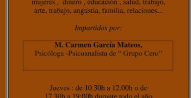 Psicóloga - psicoanalista de Grupo Cero M. Carmen García Mateos Salamanca - Jerez